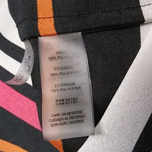 Calvin Klein Striped Blouse Size XL - Picture 7 of 7